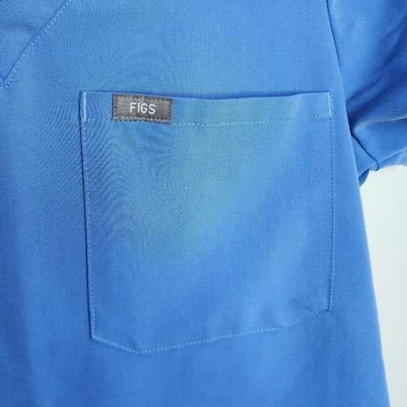 Figs Technical Collection Scrub Top Blue XS - Picture 2 of 9